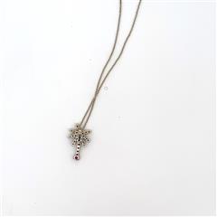 Roberto Coin 18k White Gold Diamond Palm Tree Pendant Necklace - 18